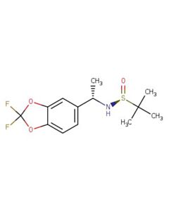 Astatech (S)-N-((S)-1-(2,2-DIFLUOROBENZO[D][1,3]DIOXOL-5-YL)ETHYL)-2-METHYLPROPANE-2-SULFINAMIDE; 1G; Purity 95%; MDL-MFCD32661240